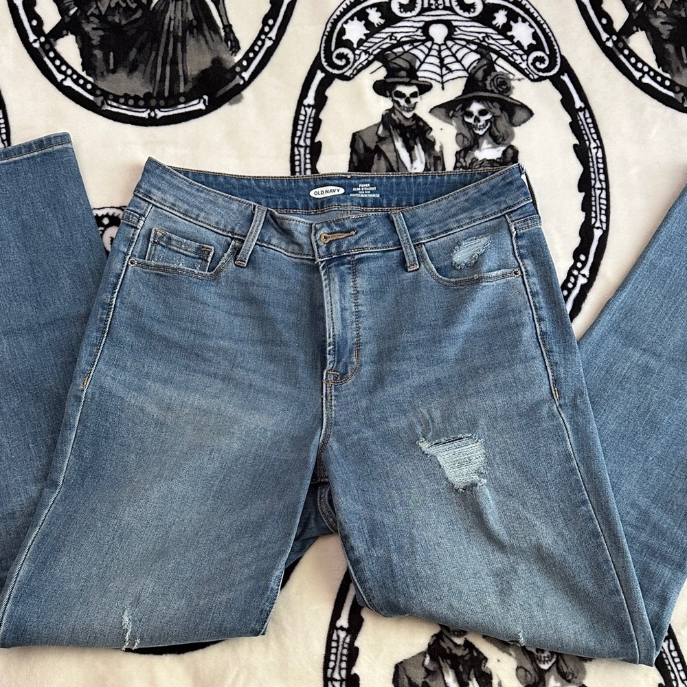 Old Navy Power Slim Straight Leg Jeans